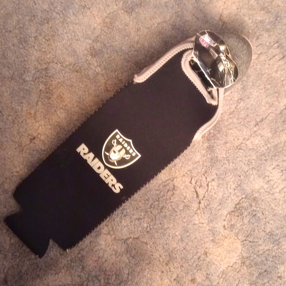New NFL Raiders wine tote single tote